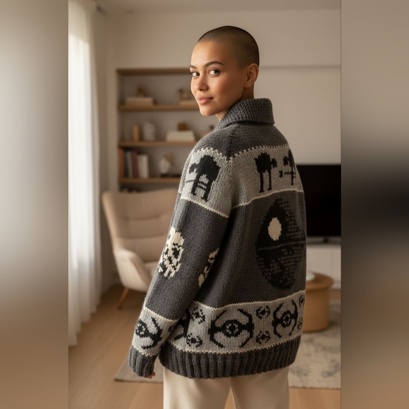 ACCEPTING CUSTOM ORDERS FOR XMAS! Star Wars Custom Wool sweater - Picture 1 of 12